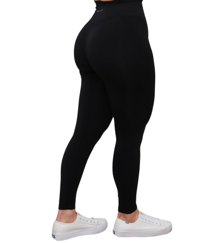 SHAPE SCRUNCH SEAMLESS- BLACK