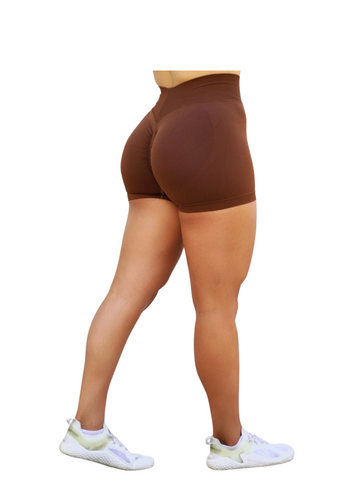 V-BACK SHORTS - COCOA