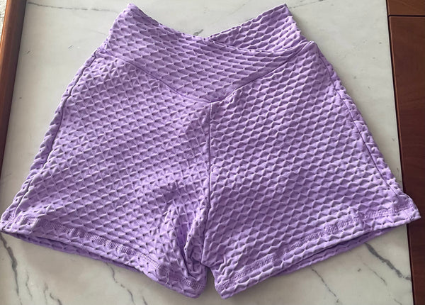 SCRUNCH BUTT SHORTS- PURPLE