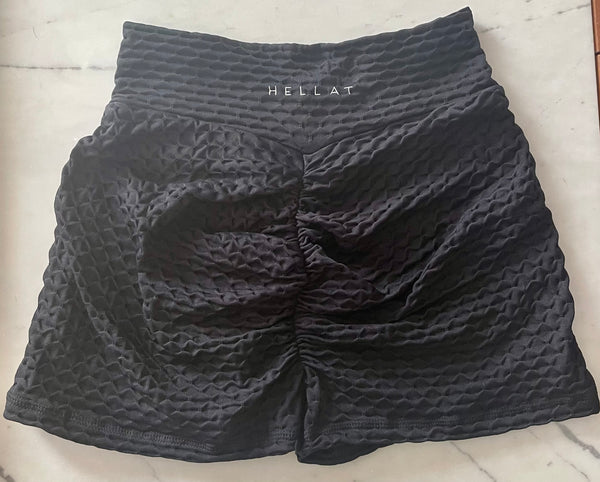 SCRUNCH BUTT SHORTS- BLACK