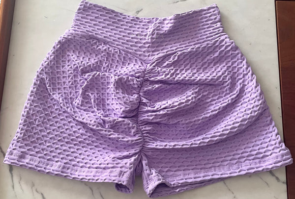 SCRUNCH BUTT SHORTS- PURPLE