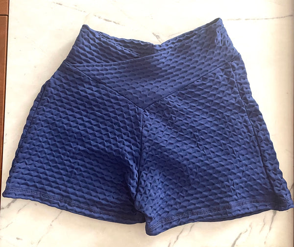 SCRUNCH BUTT SHORTS- NAVY